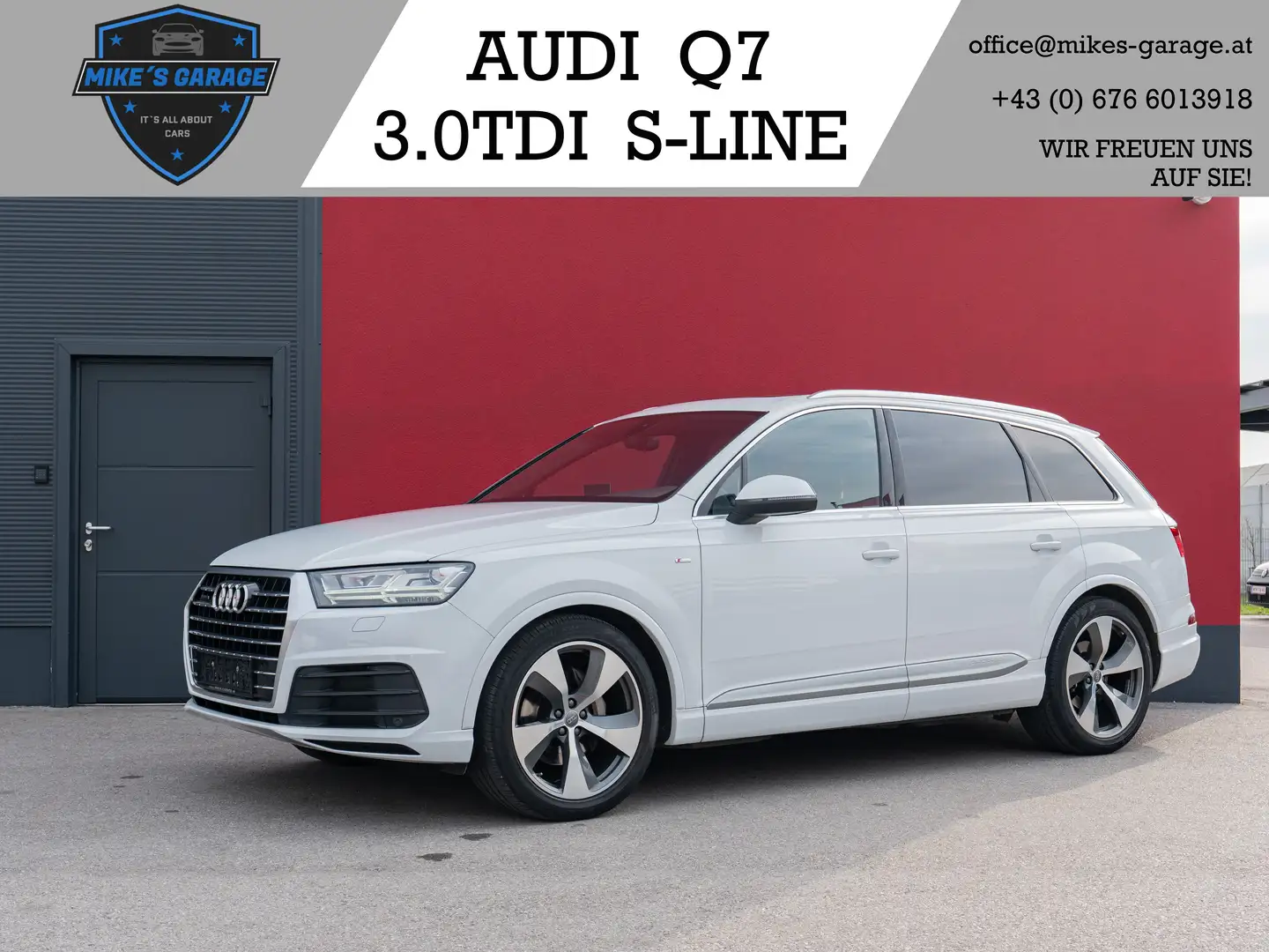 Audi Q7 Q7 3,0TDI QUATTRO | S-LINE | BOSE | PANORAMA |LUFT Weiß - 1
