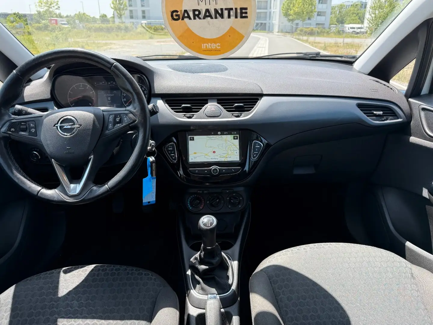 Opel Corsa E Edition KLIMA NAVI SZH APPLECAR GARANTIE Weiß - 2