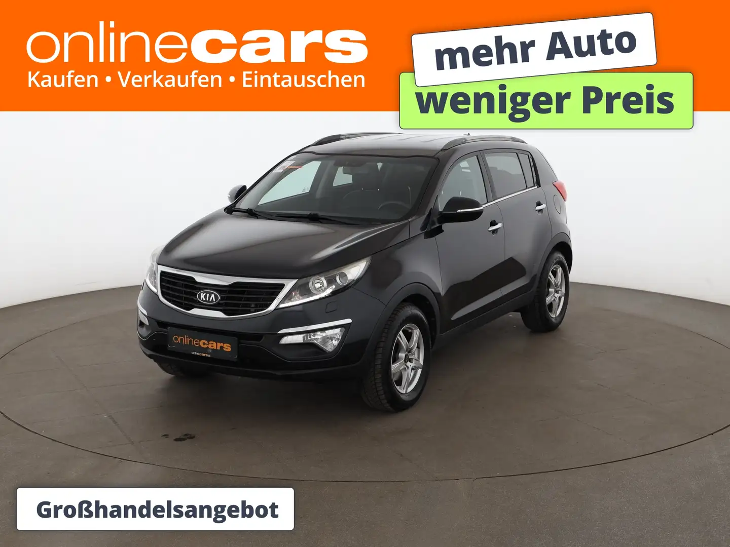 Kia Sportage 1.7 CRDi Attract XENON LEDER NAVI R-CAM Schwarz - 1