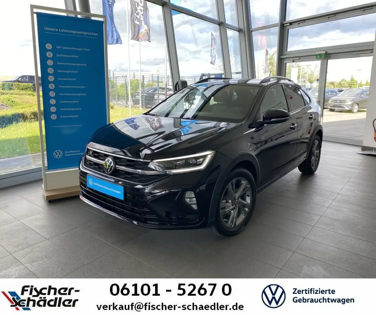 Volkswagen Taigo R-Line 1.0TSI*DSG*RLine*Navi*RearView*LED* Schwarz - 1