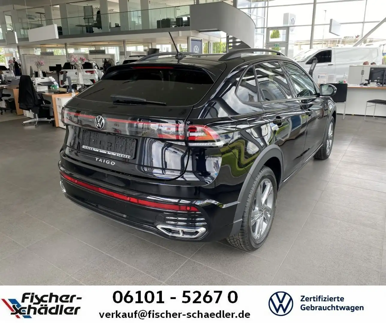 Volkswagen Taigo R-Line 1.0TSI*DSG*RLine*Navi*RearView*LED* Schwarz - 2