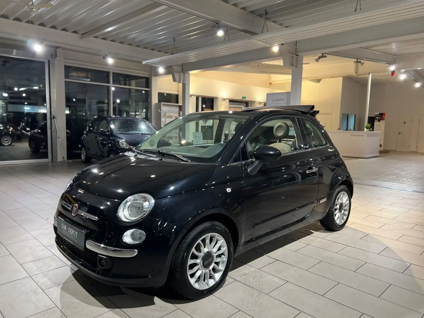 Fiat 500C Lounge*KLIMA*PDC*USB/AUX*MULTILENK.*TÜV* Schwarz - 1