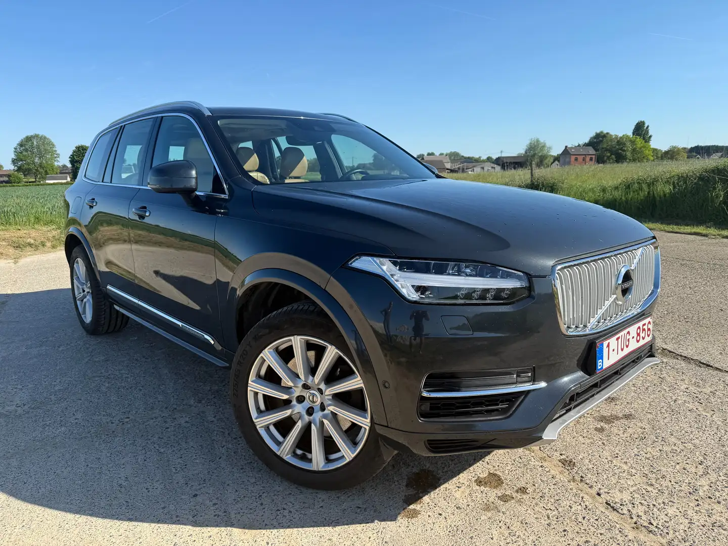 Volvo XC90 XC90 2.0 T8 TE 4WD PHEV Inscription 7pl. Gris - 1