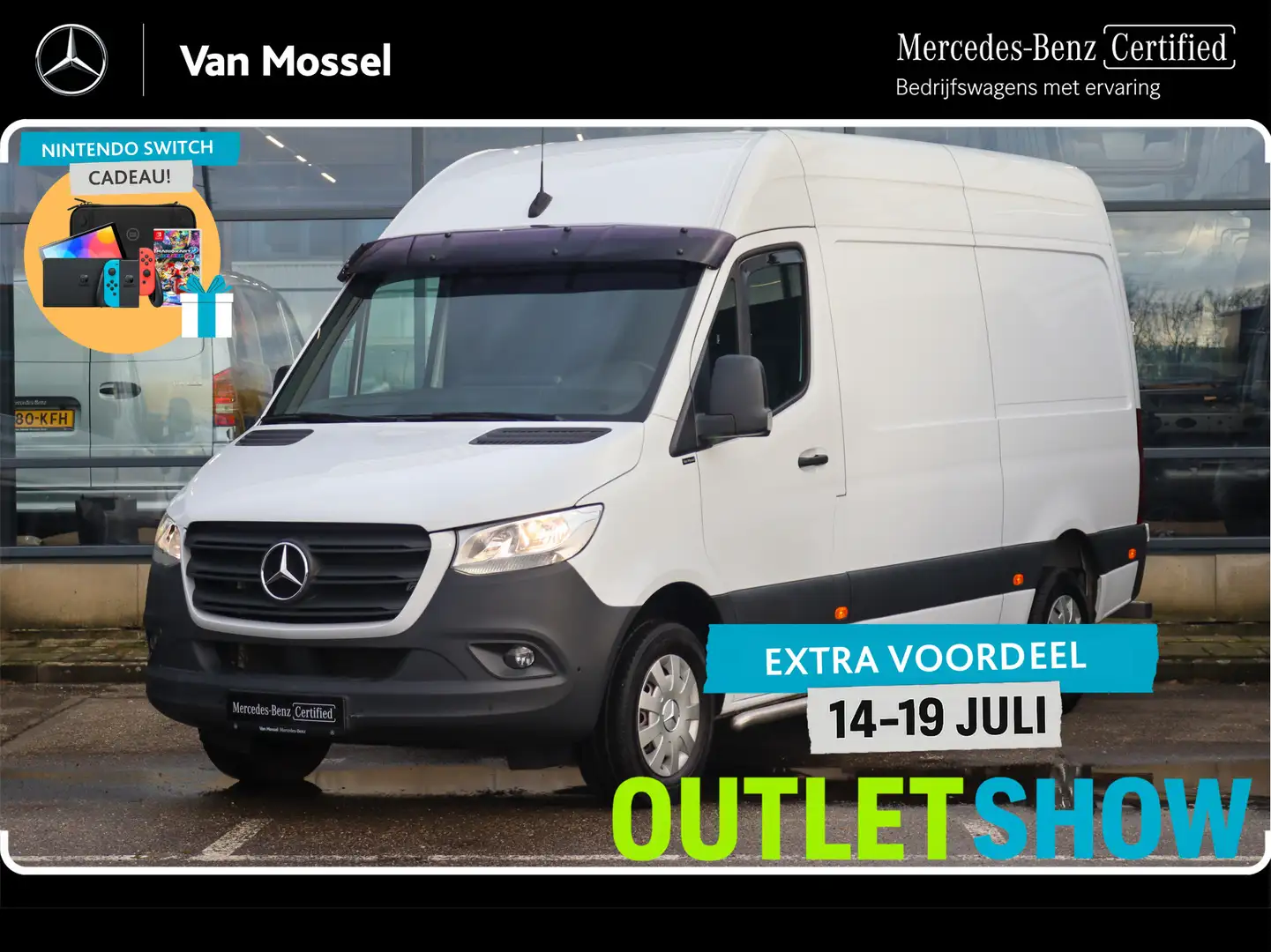 Mercedes-Benz Sprinter 317 CDI L2H2 | AIRCO/NAVI/CAMERA/3.500KG AHW | Cer Bianco - 1