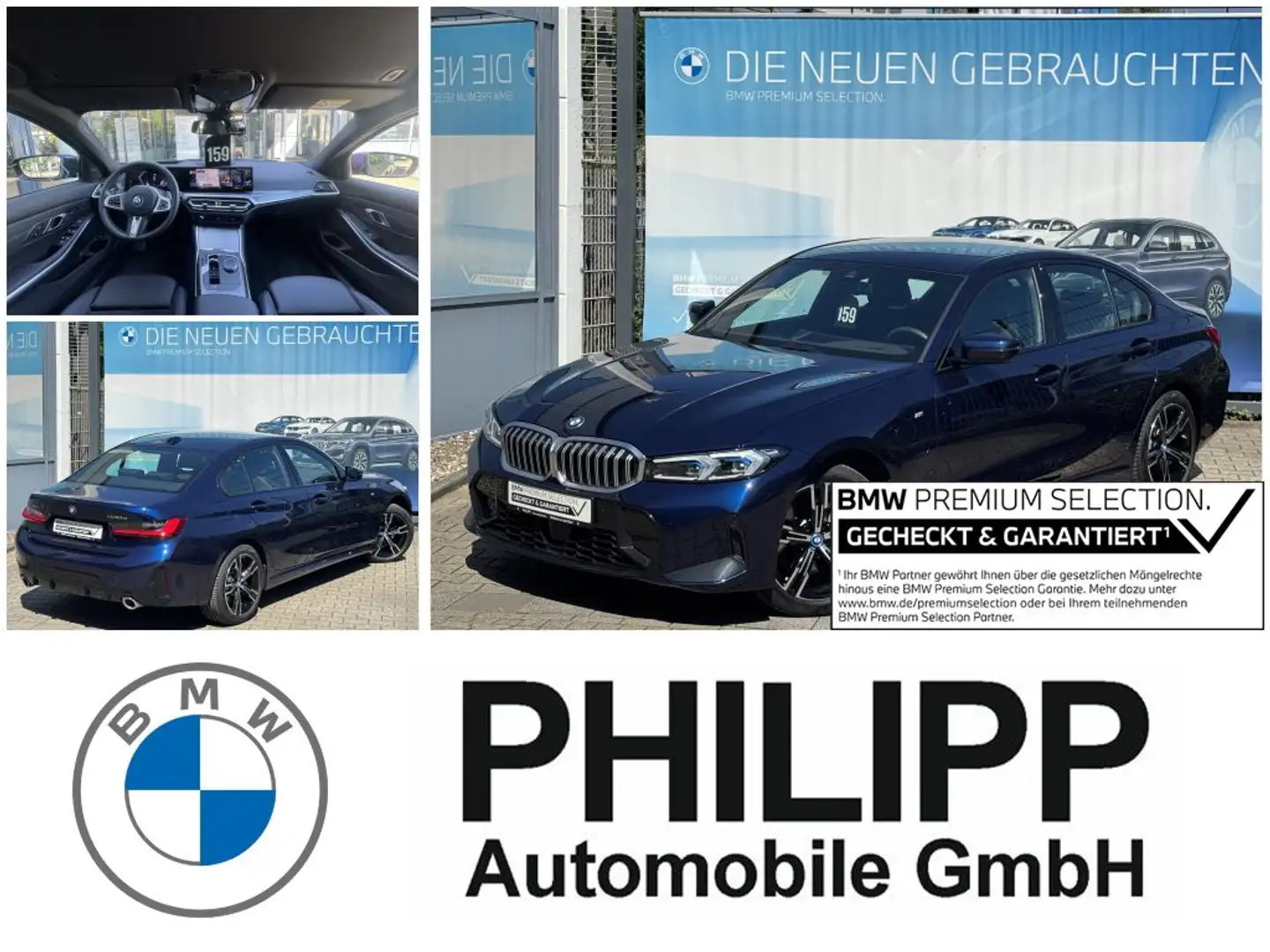 BMW 330 e xDrive Limo M Sport eSitze ACC DA PA AD-LED Blau - 1