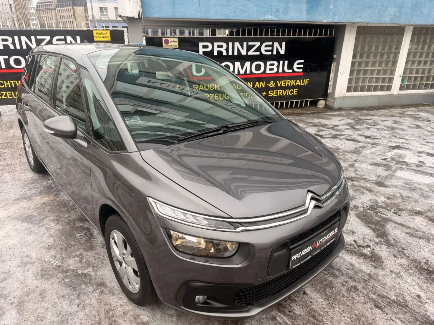 Citroen Grand C4 Picasso /Space*7 Sitzer*Klima*AHK*1.Hand Gris - 2