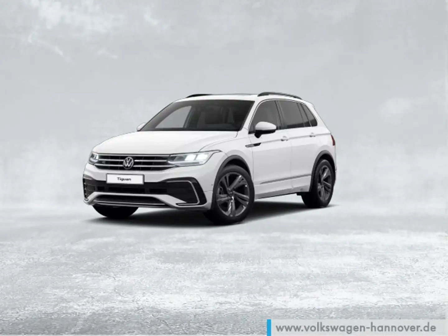 Volkswagen Tiguan 2.0 TDI DSG R-Line AHK LED Navi Pano ACC Weiß - 2