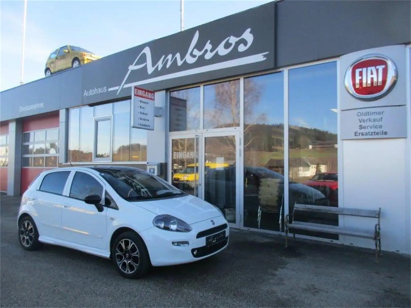 Fiat Punto 1,4 78 Easy Weiß - 1