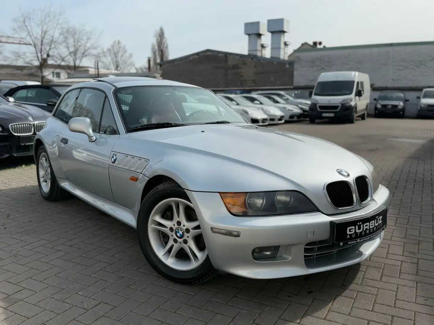 BMW Z3 Coupé 2.8 Glasdach*Leder*Klima Silber - 1