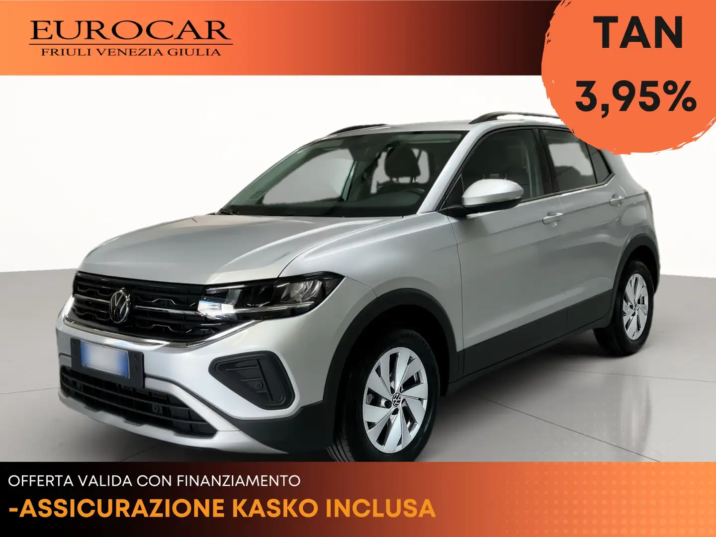 Volkswagen T-Cross 1.0 tsi life 95cv Grigio - 1