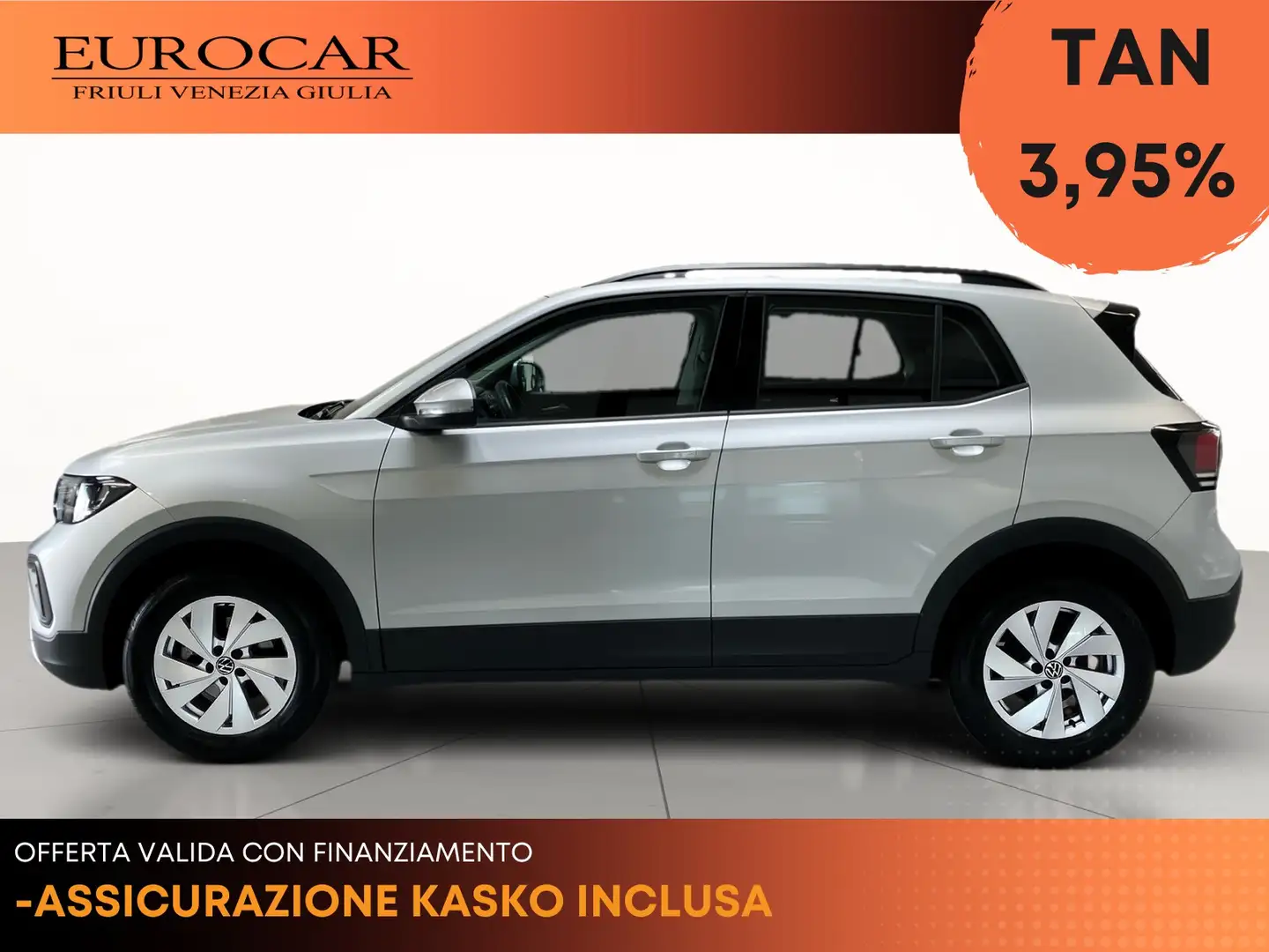 Volkswagen T-Cross 1.0 tsi life 95cv Grigio - 2