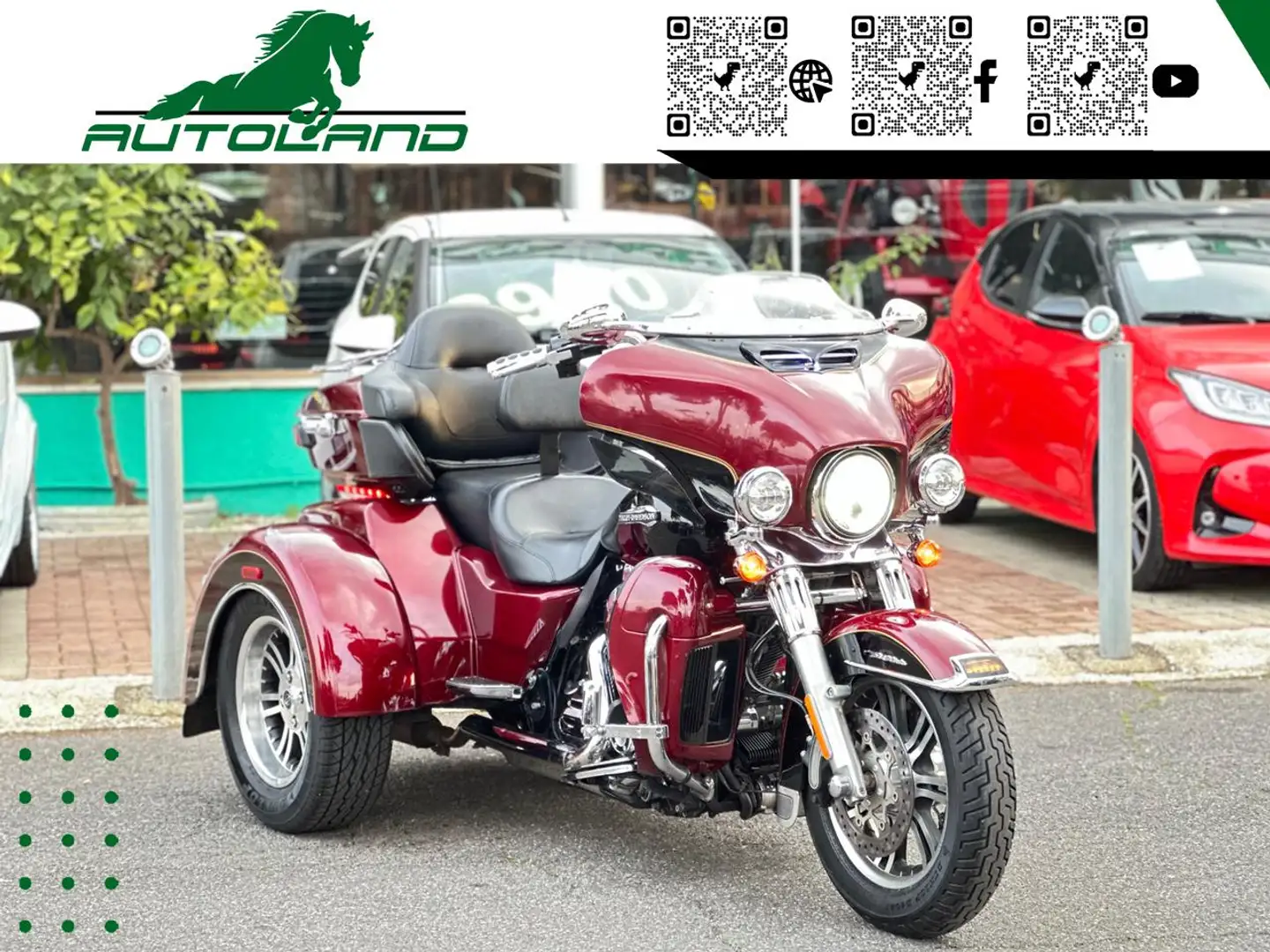 Harley-Davidson Electra Glide FLHTCU Ultra OttimeCondizioni*Finanziabile*Retrom Červená - 2