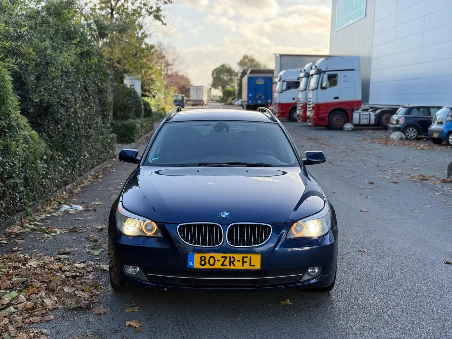 BMW 523 5-serie Touring 523i FACFELIFT XENON/LANE-ASSIST/N Blauw - 2