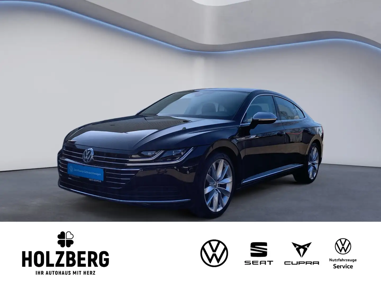 Volkswagen Arteon 1.5 TSI DSG Elegance NAVI+SHZ+LED+GRA Zwart - 1