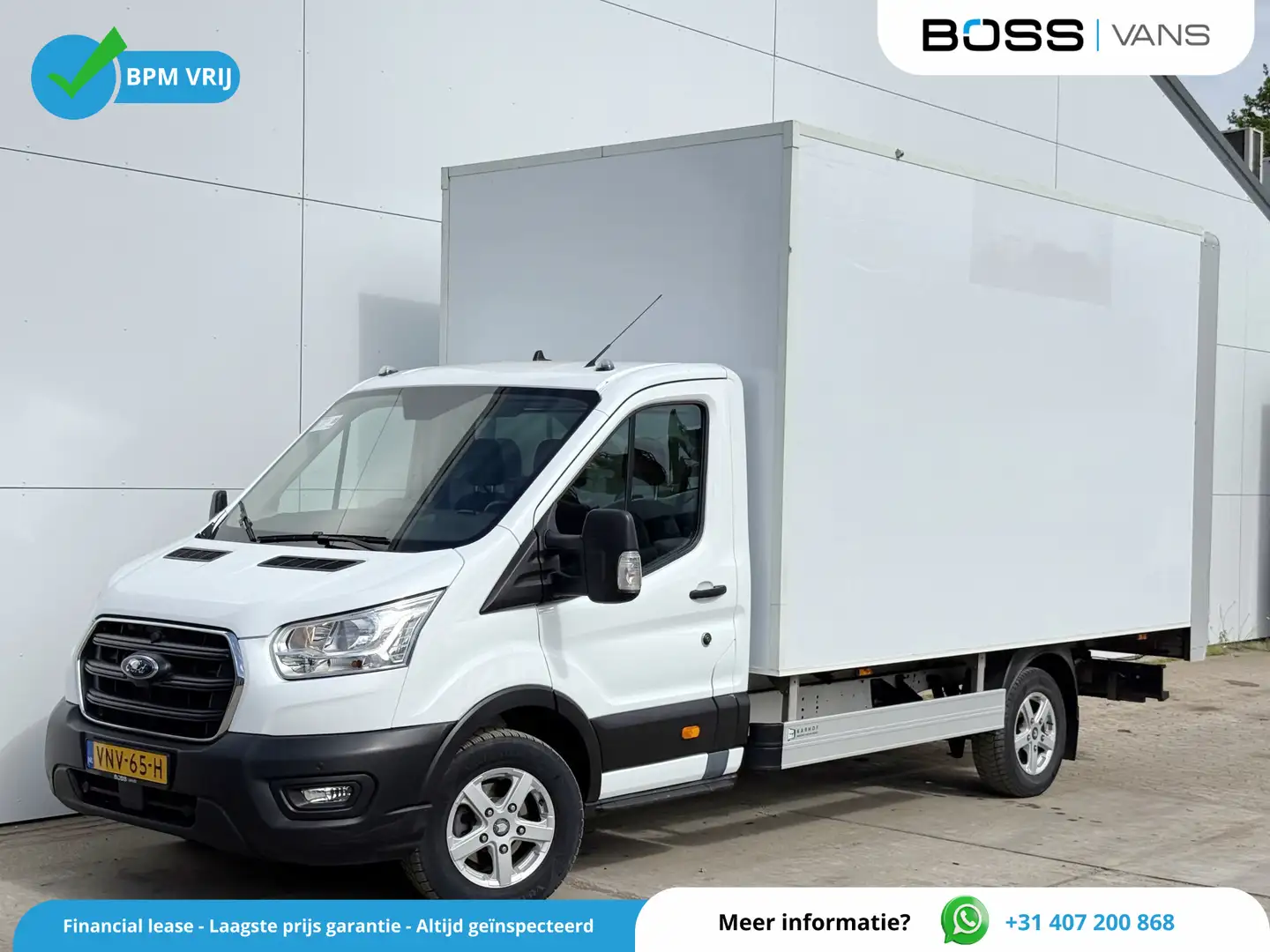 Ford Transit 2.0 TDCI 130PK Laadklep Airco Cruise Control 360 C Wit - 1