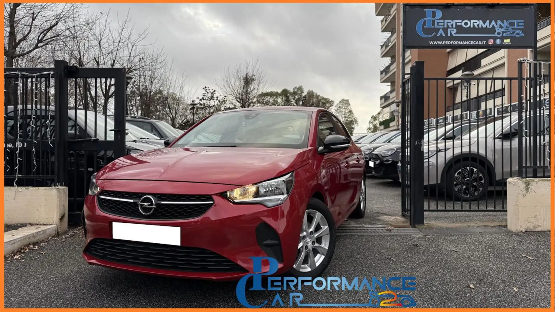 Opel Corsa 1.2 EDITION 75 CV*SENSORI*APPLE CARPLAY*R.CAMERA* Rot - 1