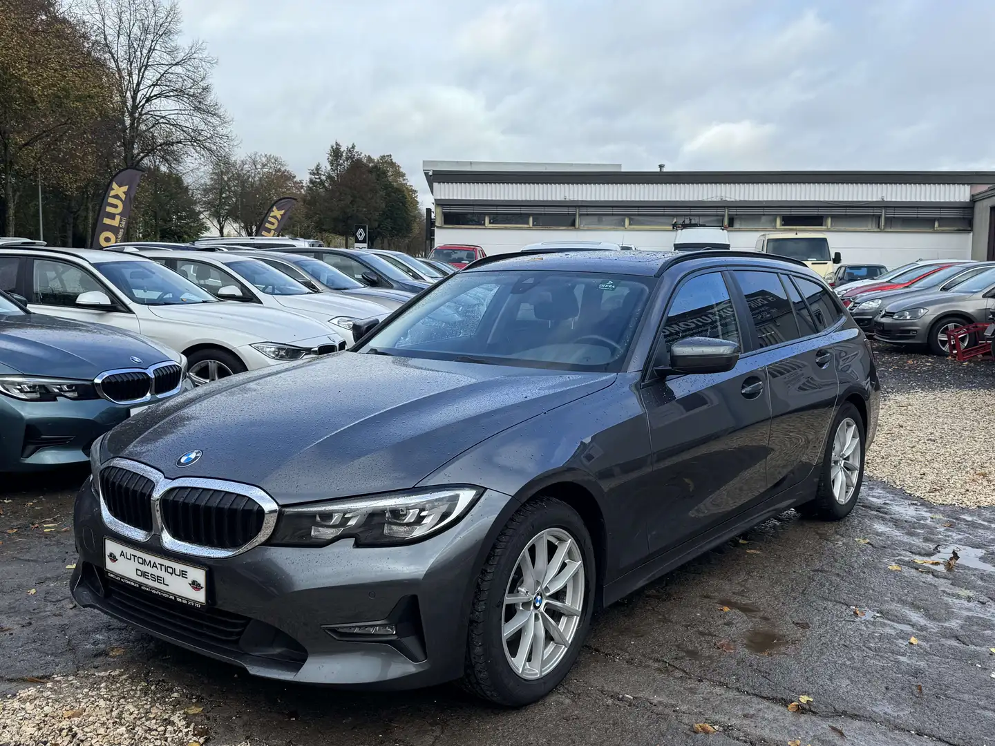 BMW 318 diesel automatique  1-prop, TVA récupère Gris - 2