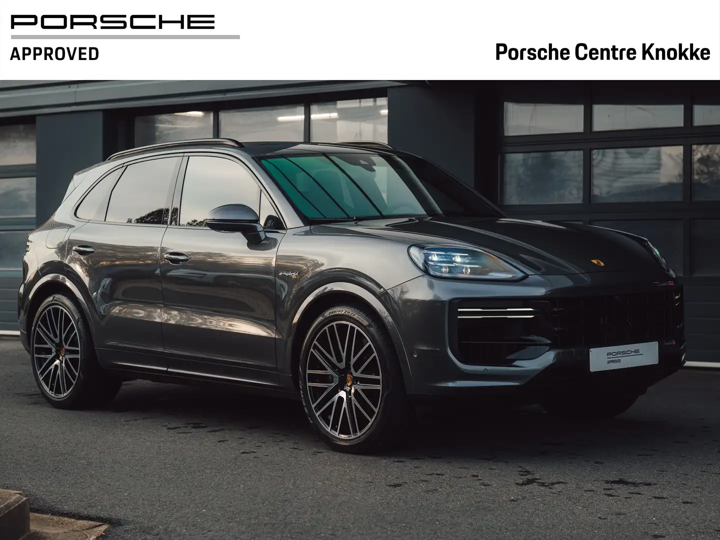 Porsche Cayenne Turbo E-Hybrid | Entry |Pano |360° | Inno|Burm. Gris - 1