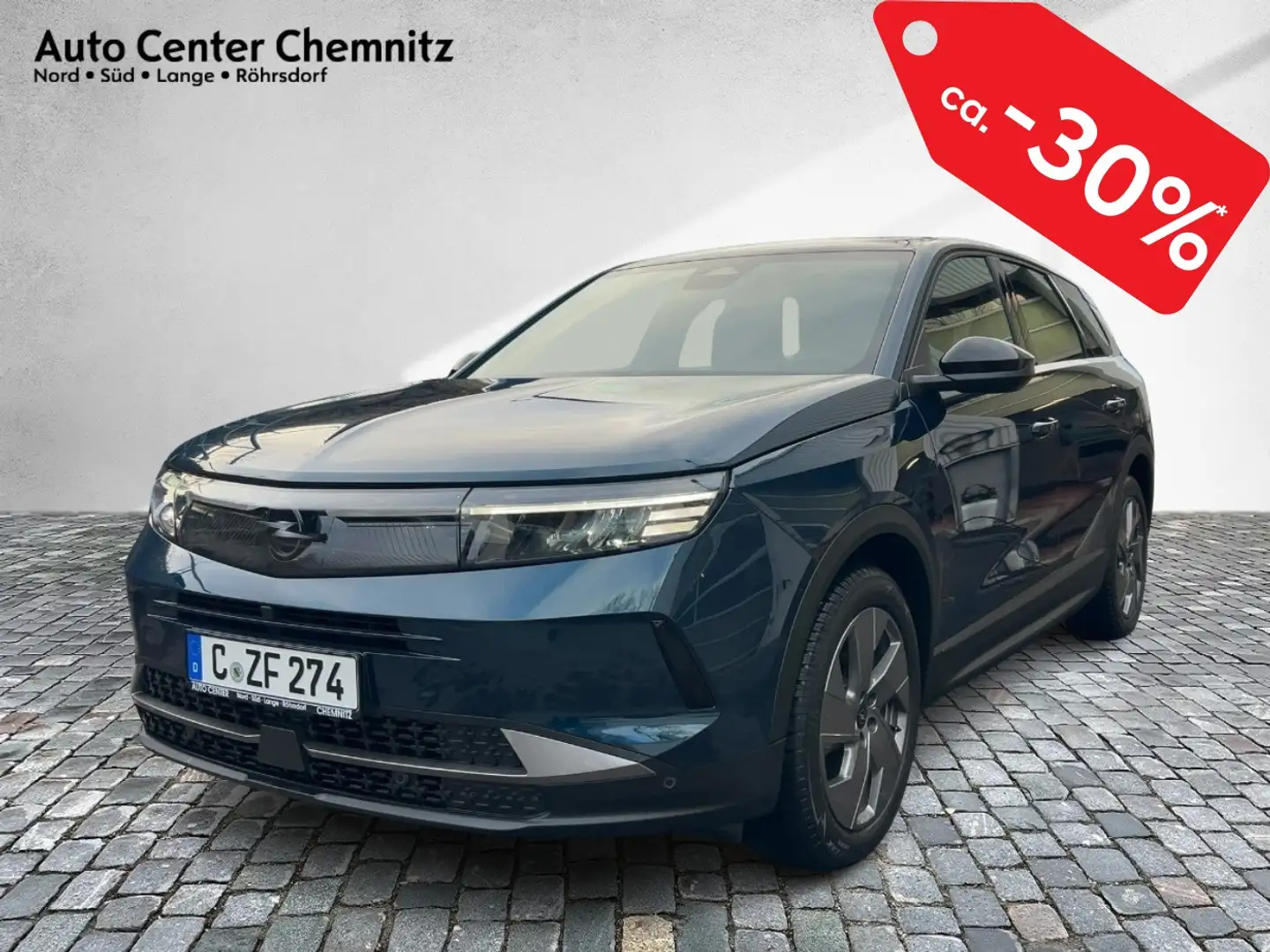 Opel Grandland AT6 Mild Hybrid Edition LED/Navi/KAM Blauw - 2