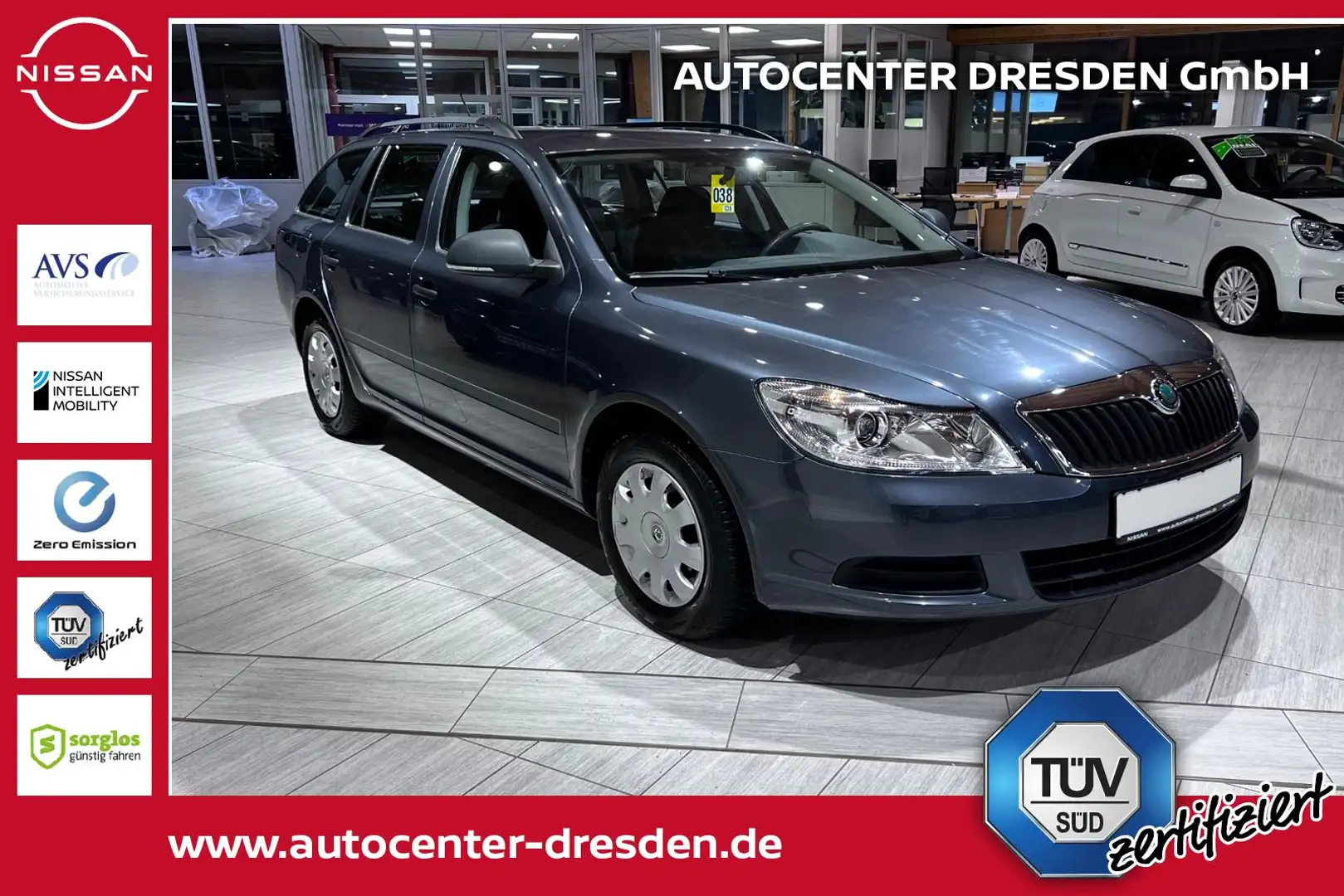 Skoda Octavia Combi 1.4 Classic KlimaA+PDC Grau - 1