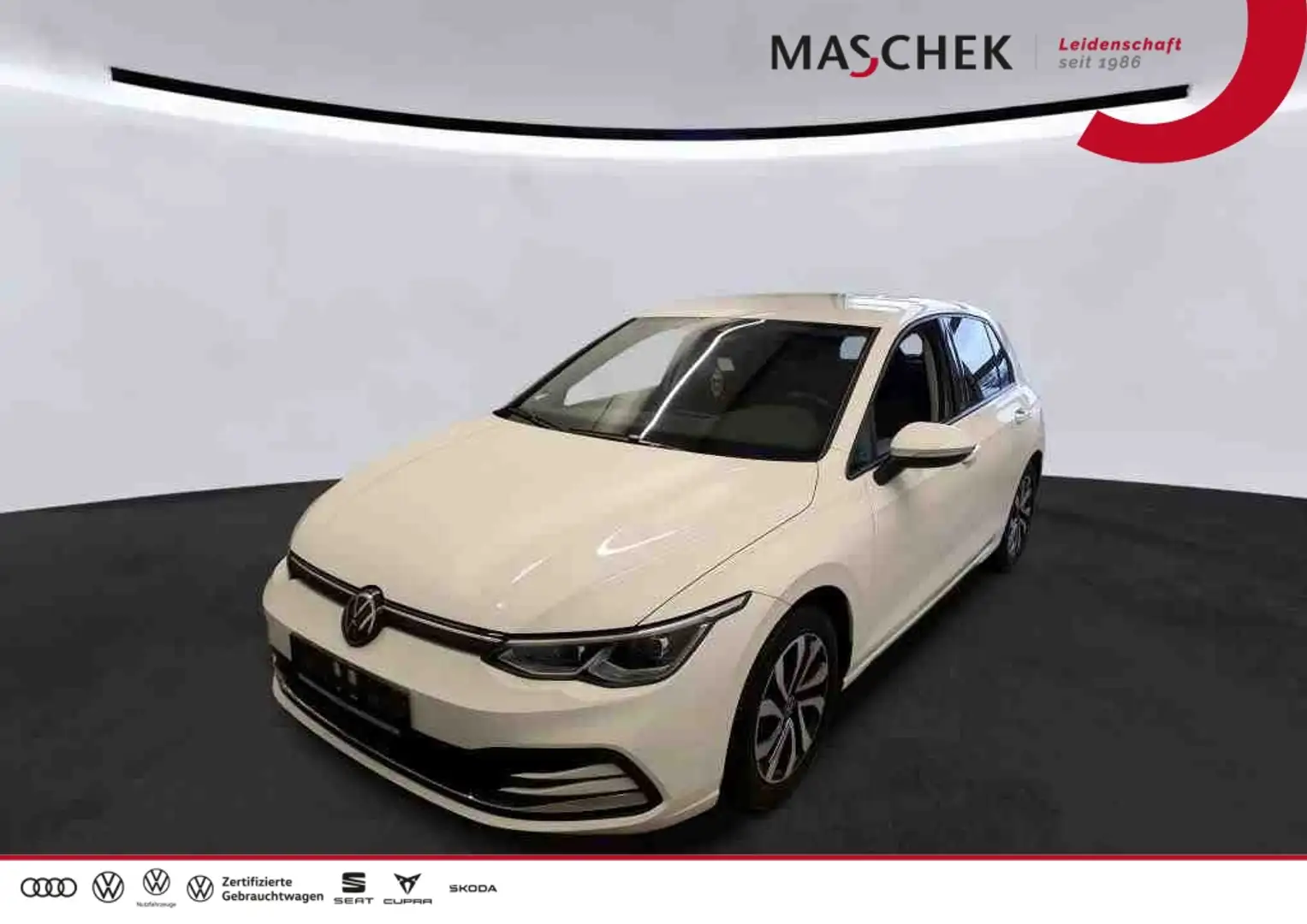 Volkswagen Golf Active 1.5 TSI AHK LED ACC RearView DAB Sitzh Weiß - 1