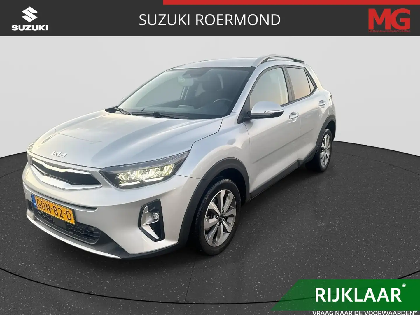 Kia Stonic 1.0 T-GDi MHEV DynamicPlusLine Grijs - 1