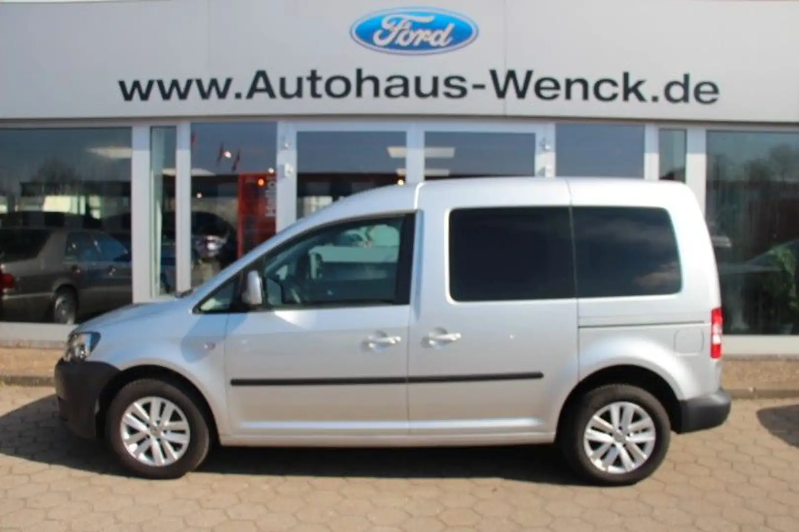Volkswagen Caddy 2,0 EcoFuel*2.HAND*KLIMA*NAVI*EURO5* Silber - 1