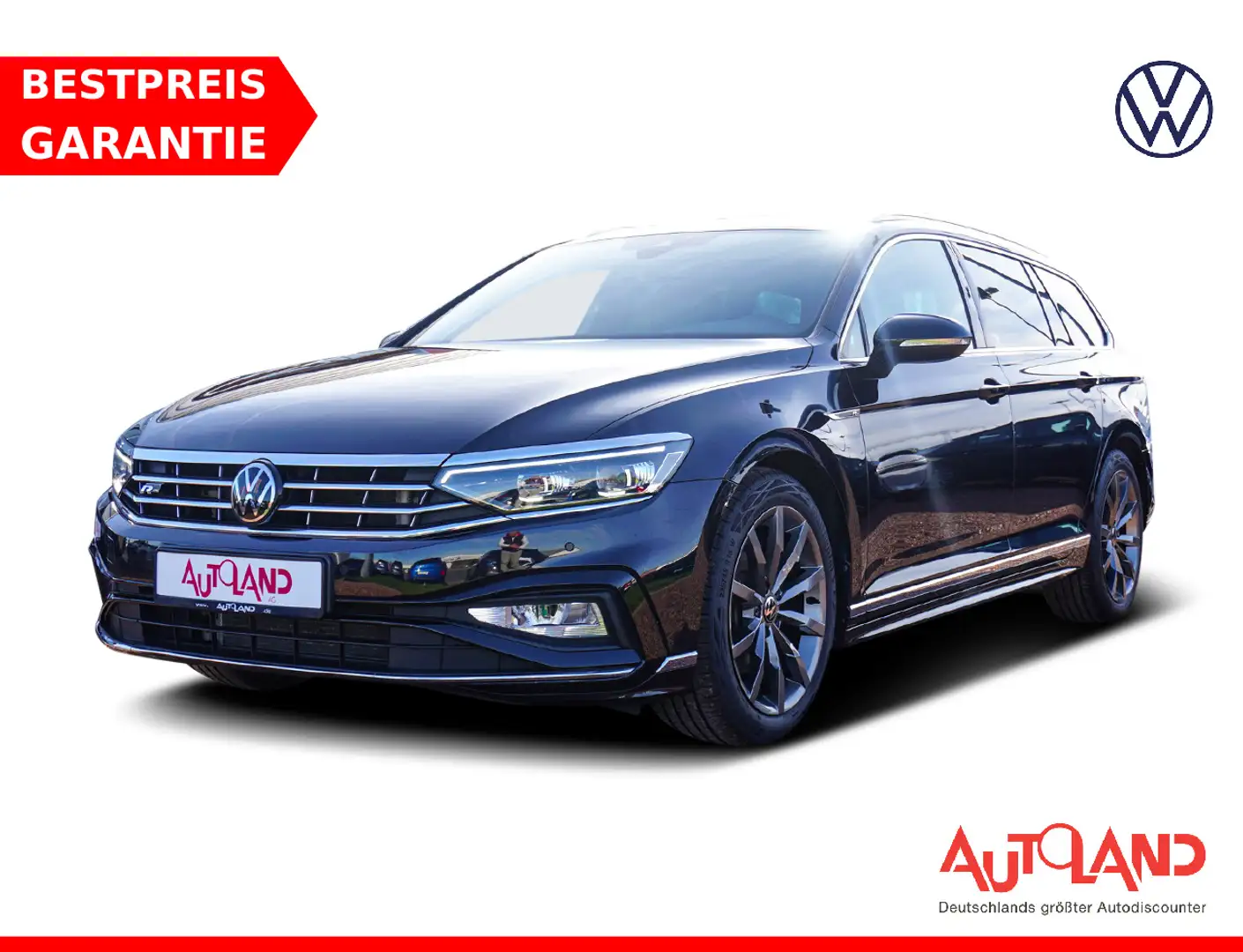 Volkswagen Passat Variant 1.5 TSI R-Line DSG LED Navi Leder Schwarz - 1