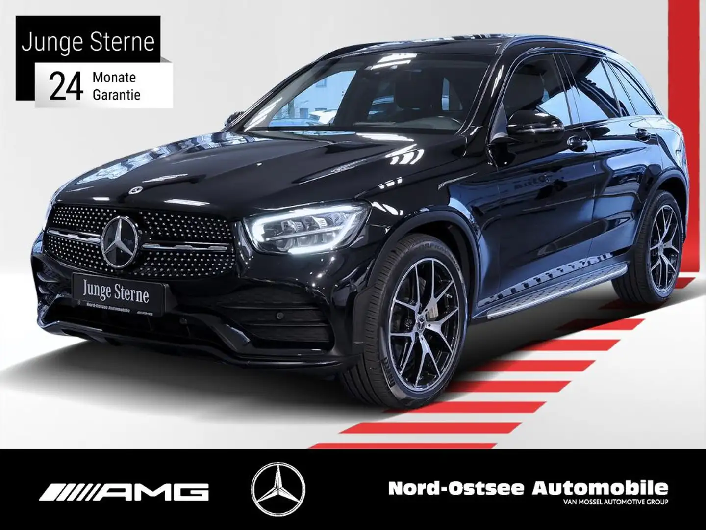Mercedes-Benz GLC 400 d 4M AMG NIGHT PANO AHK HUD DISTRO LED Noir - 1