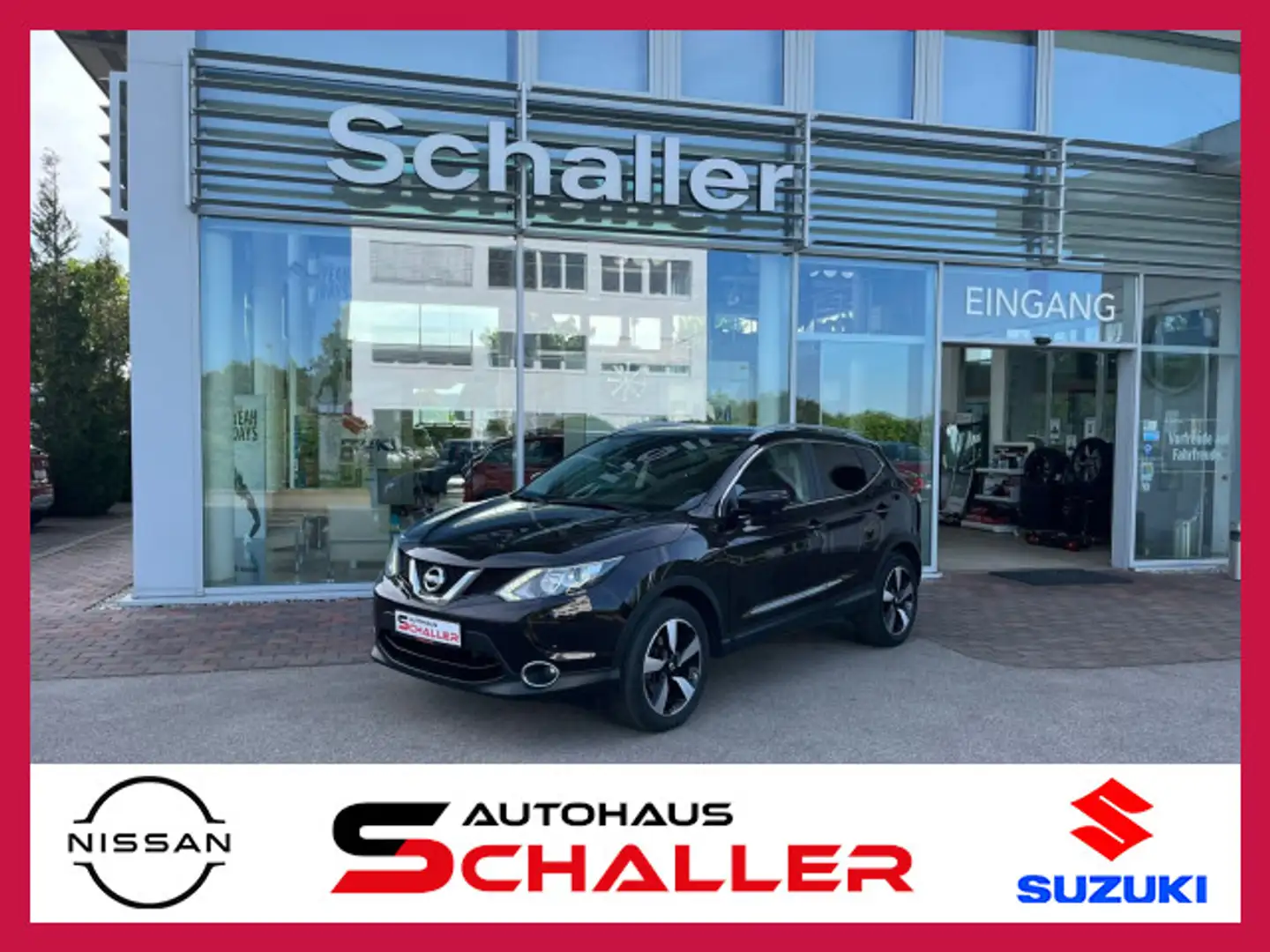 Nissan Qashqai 1.6 dCi Diesel 360° Kamera AHK Euro 6 Negro - 1