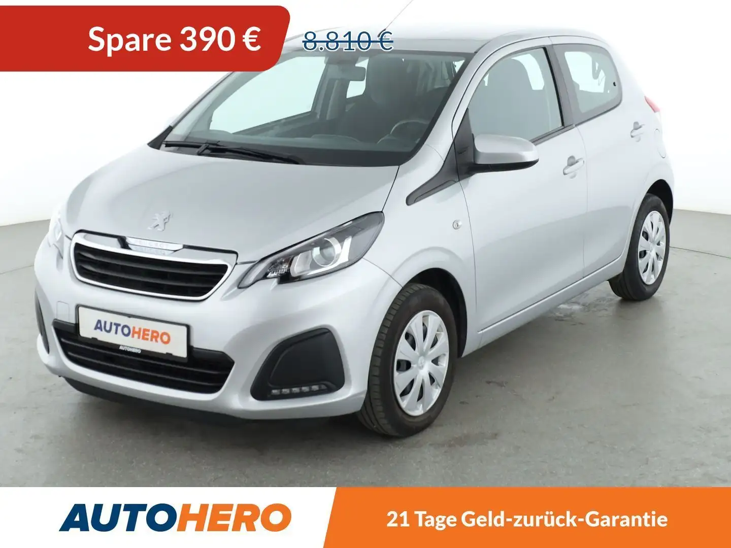 Peugeot 108 1.0 VTi Active*KLIMA*USB*GARANTIE* Grau - 1