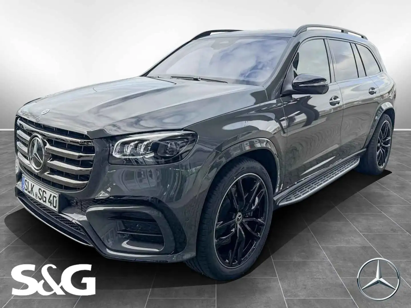 Mercedes-Benz GLS 450 d 4M AMG MBUX+360°+M-LED+Pano+AHK+Standh Grau - 1