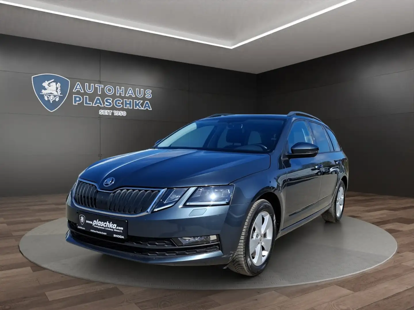 Skoda Octavia C. 2.0 TDI DSG Soleil LED+NAVI+PDC+SHZ Klima Navi Grijs - 1