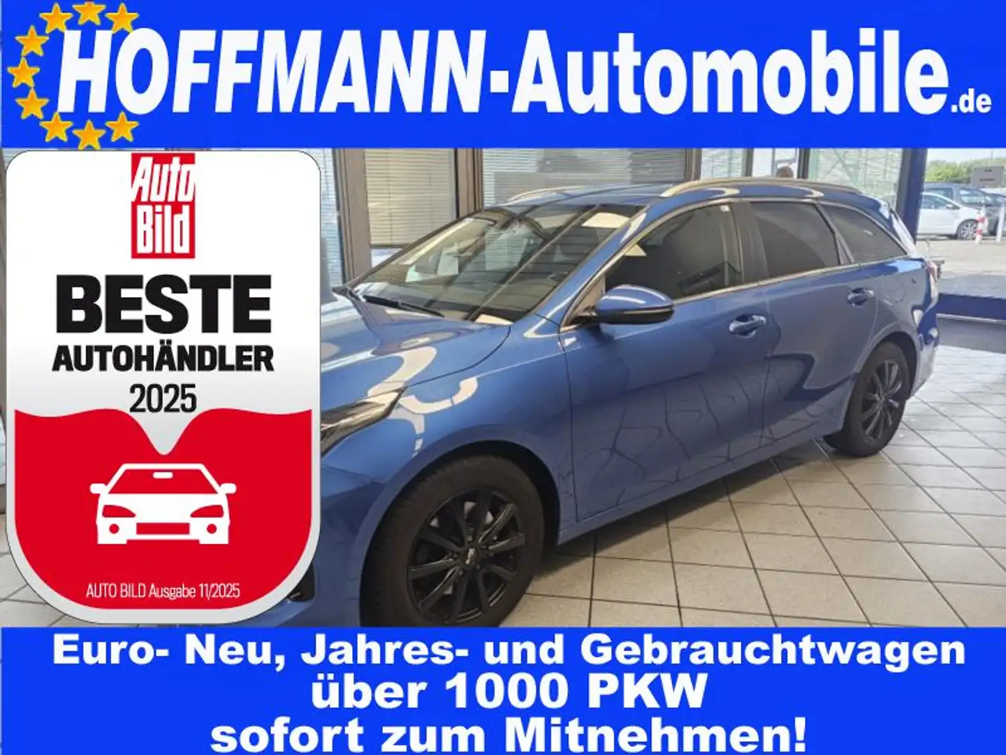 Kia Ceed SW / cee'd SW Kamera,Navi,Sitzheizung,PDC Albastru - 1