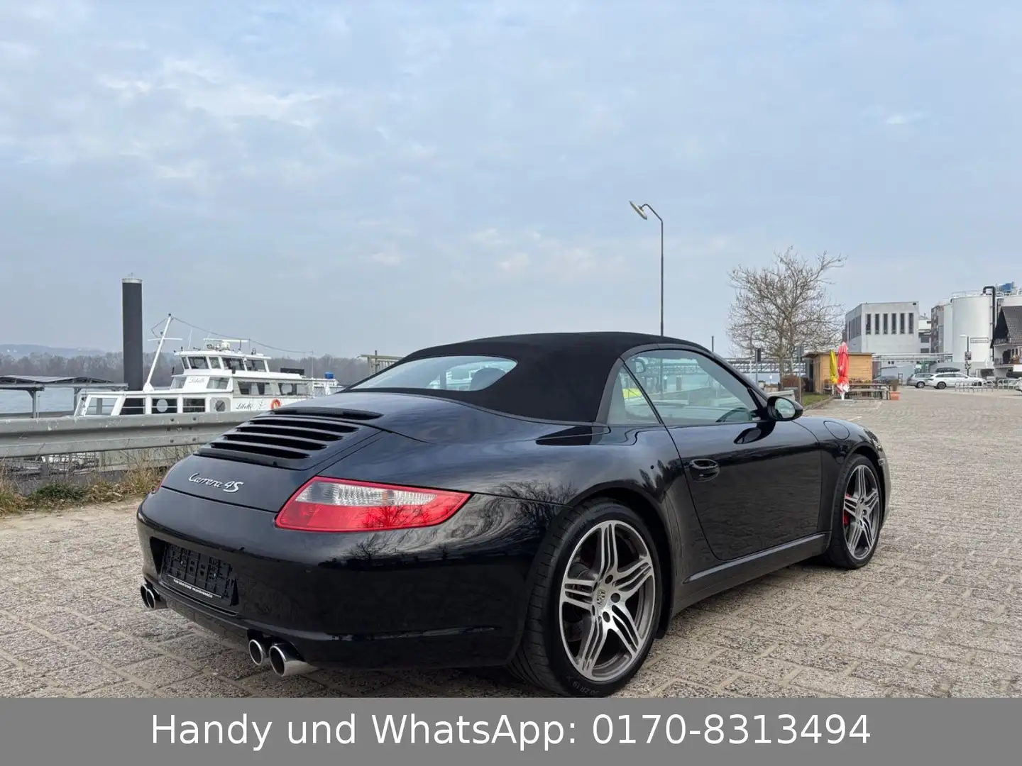 Porsche 911 997 Carrera 4S Cabrio Bose Xenon Leder 1Hand Schwarz - 1