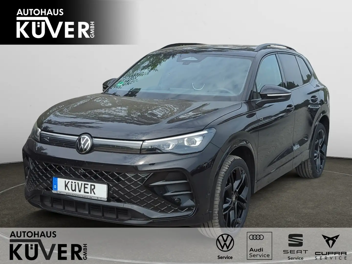 Volkswagen Tiguan R-Line 2,0 TDI DSG 4M+Navi+Pano+ACC+AHK Schwarz - 1
