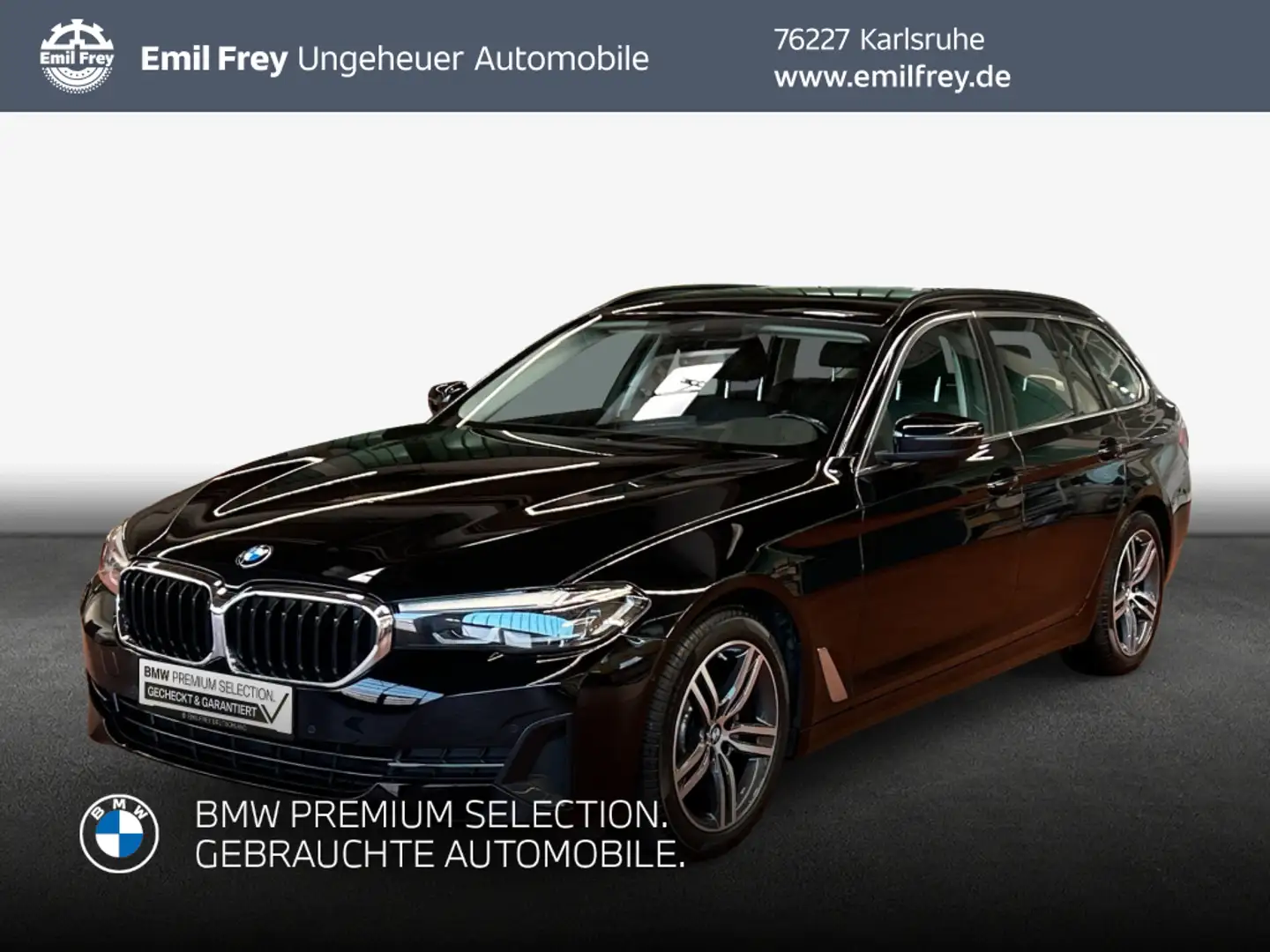 BMW 520 d Touring Aut. Schwarz - 1