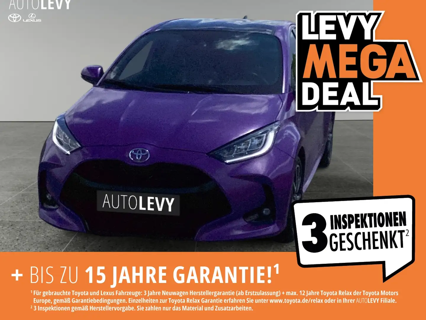 Toyota Yaris 1.5 Style +Navi+LED+Sitzheizung+Kamera+++++ Black - 1