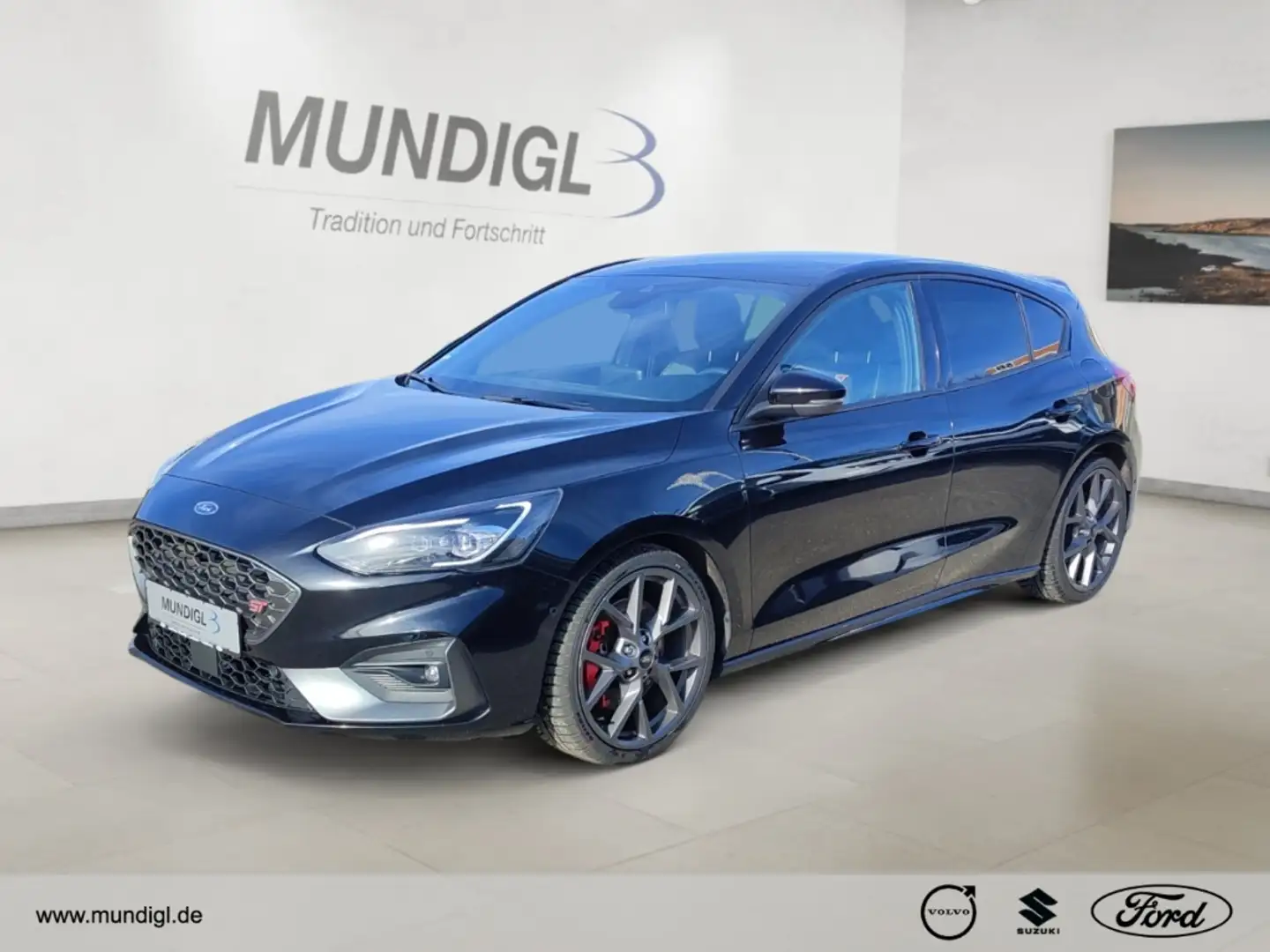 Ford Focus ST 5 trg Navi PANO GSD RFK PDC B&O SHZ FSH LRH ST/ Schwarz - 1