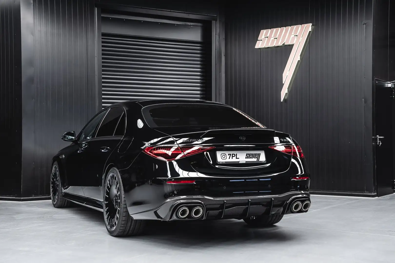 Mercedes-Benz S 63 AMG BRABUS B930 + Ceramic Brakes + Bur 4D + Carbon Int Чорний - 2