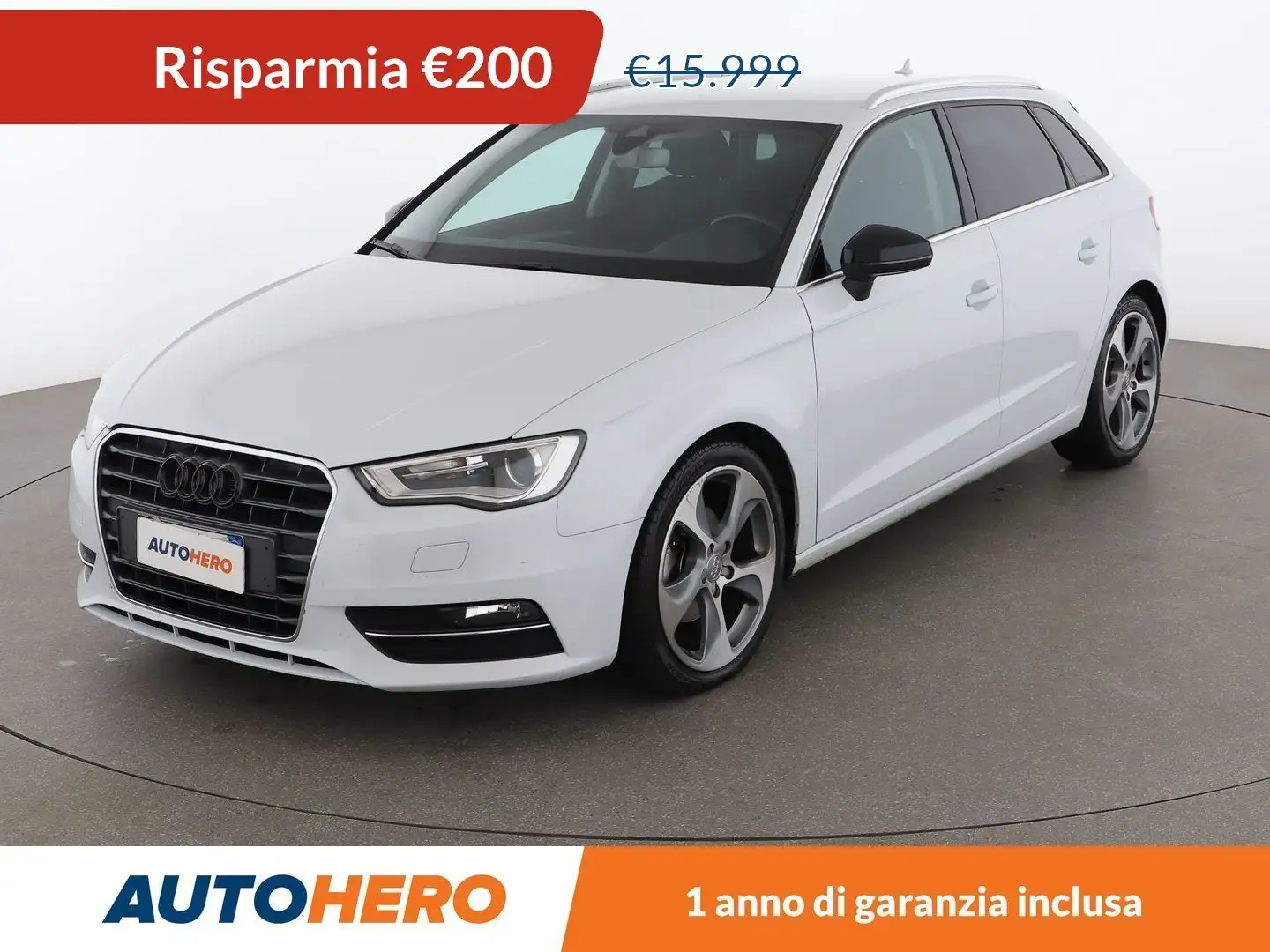 Audi A3 2.0 TDI Ambition S tronic Bianco - 1