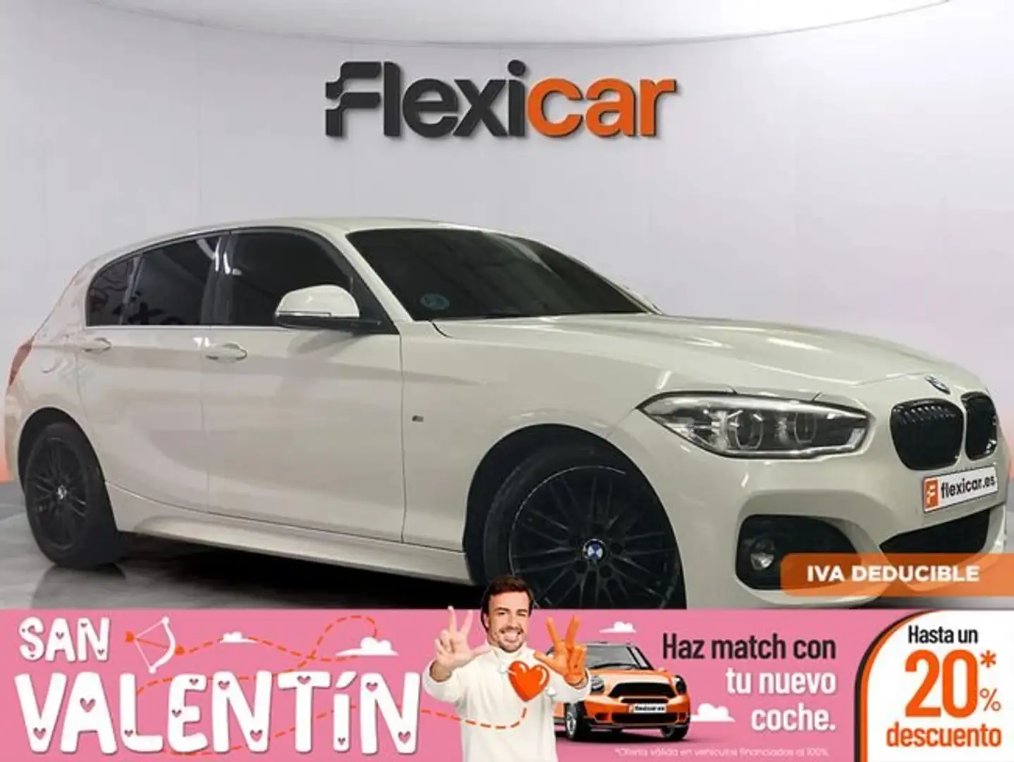 BMW 116 116d Blanc - 1