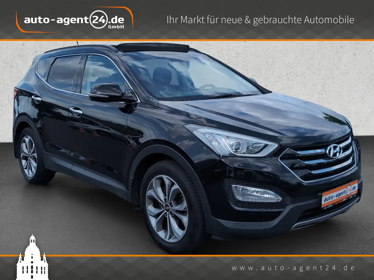 Hyundai SANTA FE 2.2 CRDI Style /1.Hd/AHK/Kamera/Keyless Noir - 1