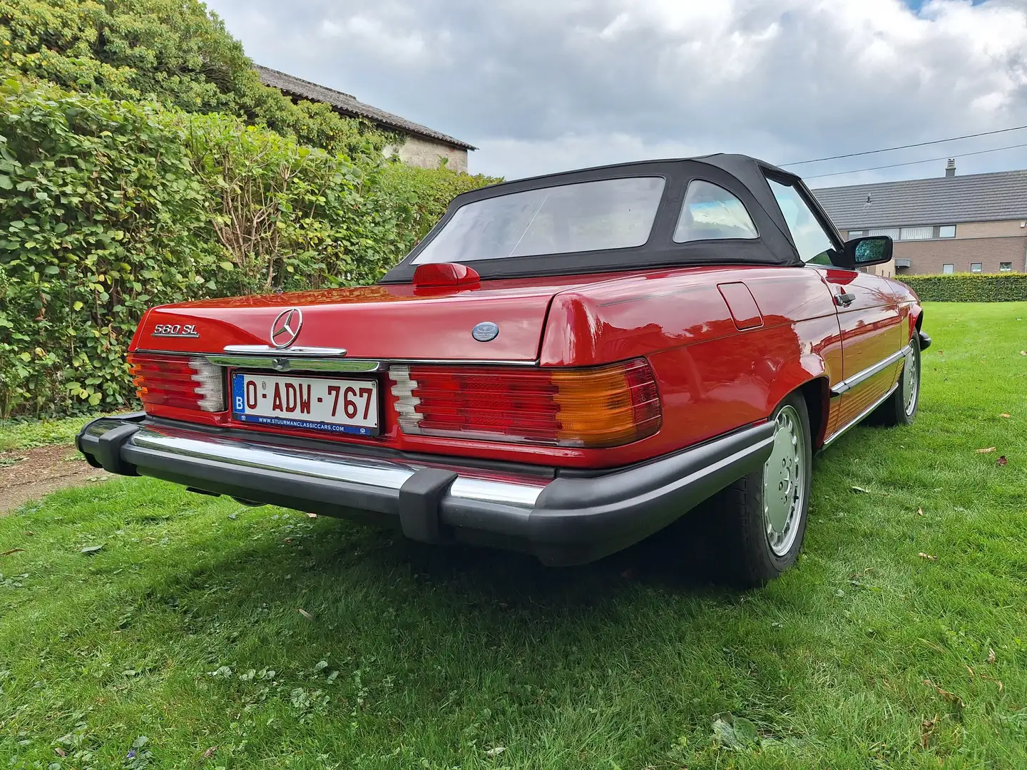 Mercedes-Benz SL 560 Cabriolet Rouge - 2
