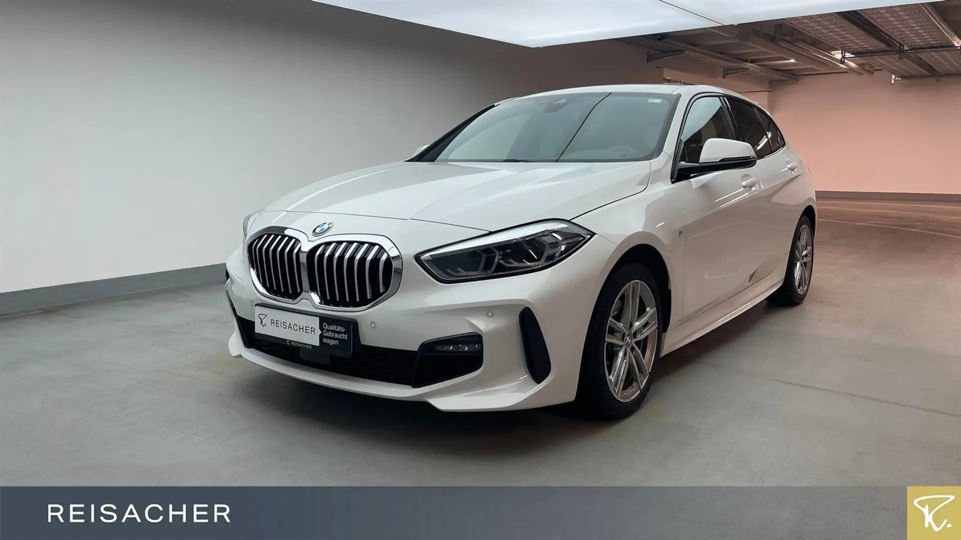 BMW 118 i Aut. M-Sport,LiveCockpit+,LED,Sitzhz,PDC Weiß - 1