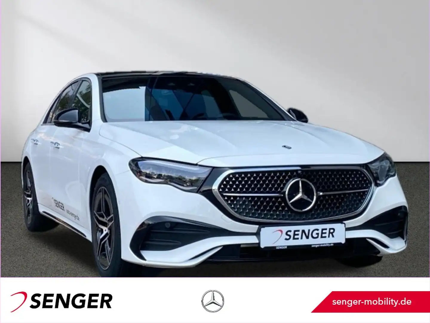 Mercedes-Benz E 200 AMG Line Panorama Digital-Light Burmester Alb - 1