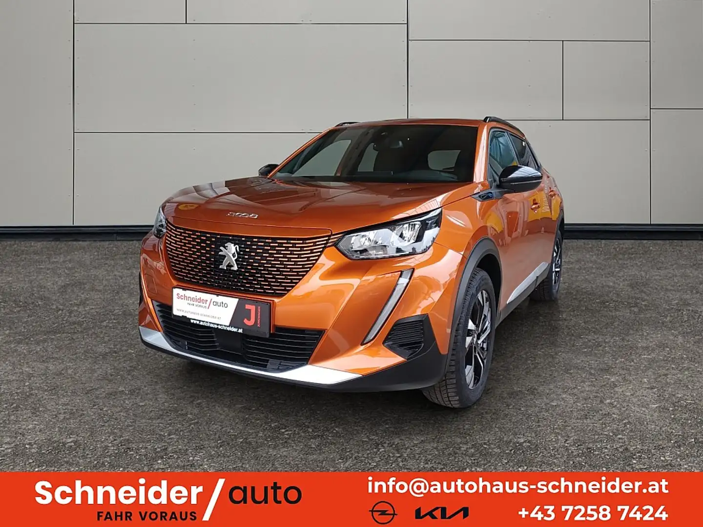 Peugeot e-2008 50kWh Allure Pack Orange - 1