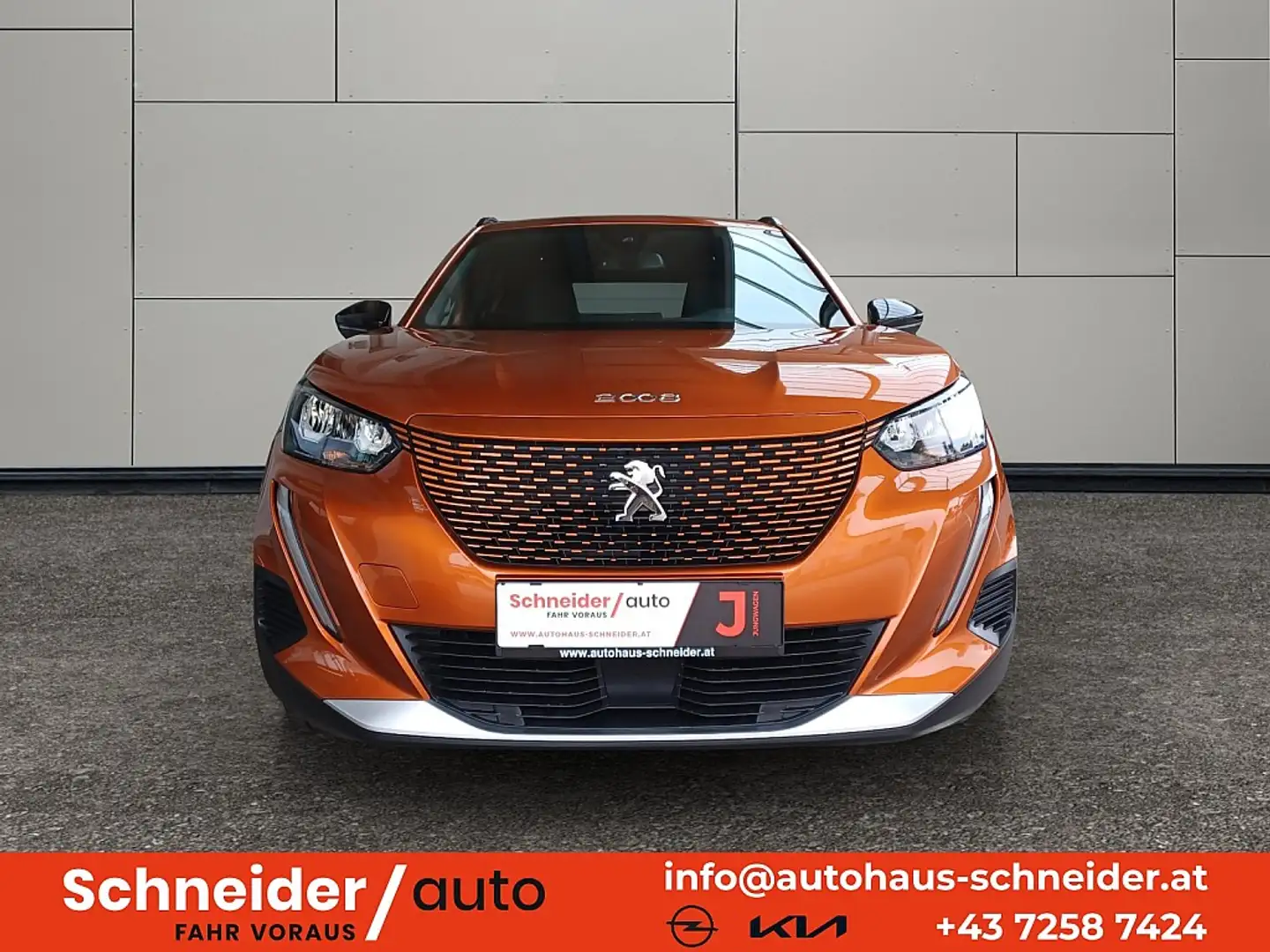Peugeot e-2008 50kWh Allure Pack Orange - 2