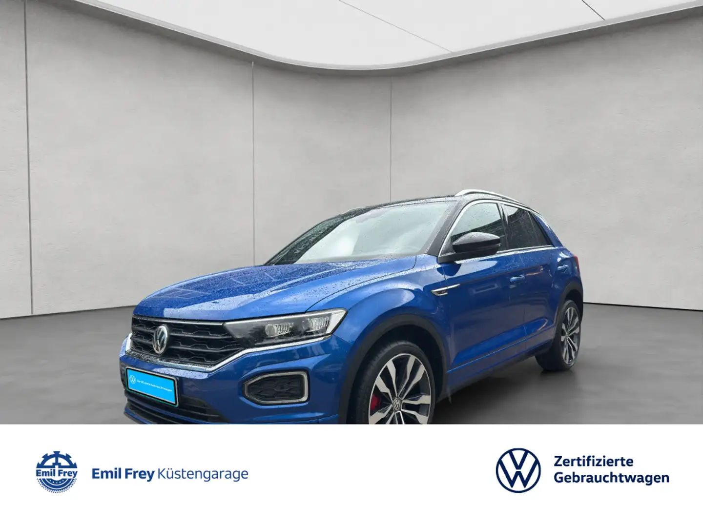 Volkswagen T-Roc 1.5 TSI Sport R-Line RFK KESSY AHK ACC Blau - 1