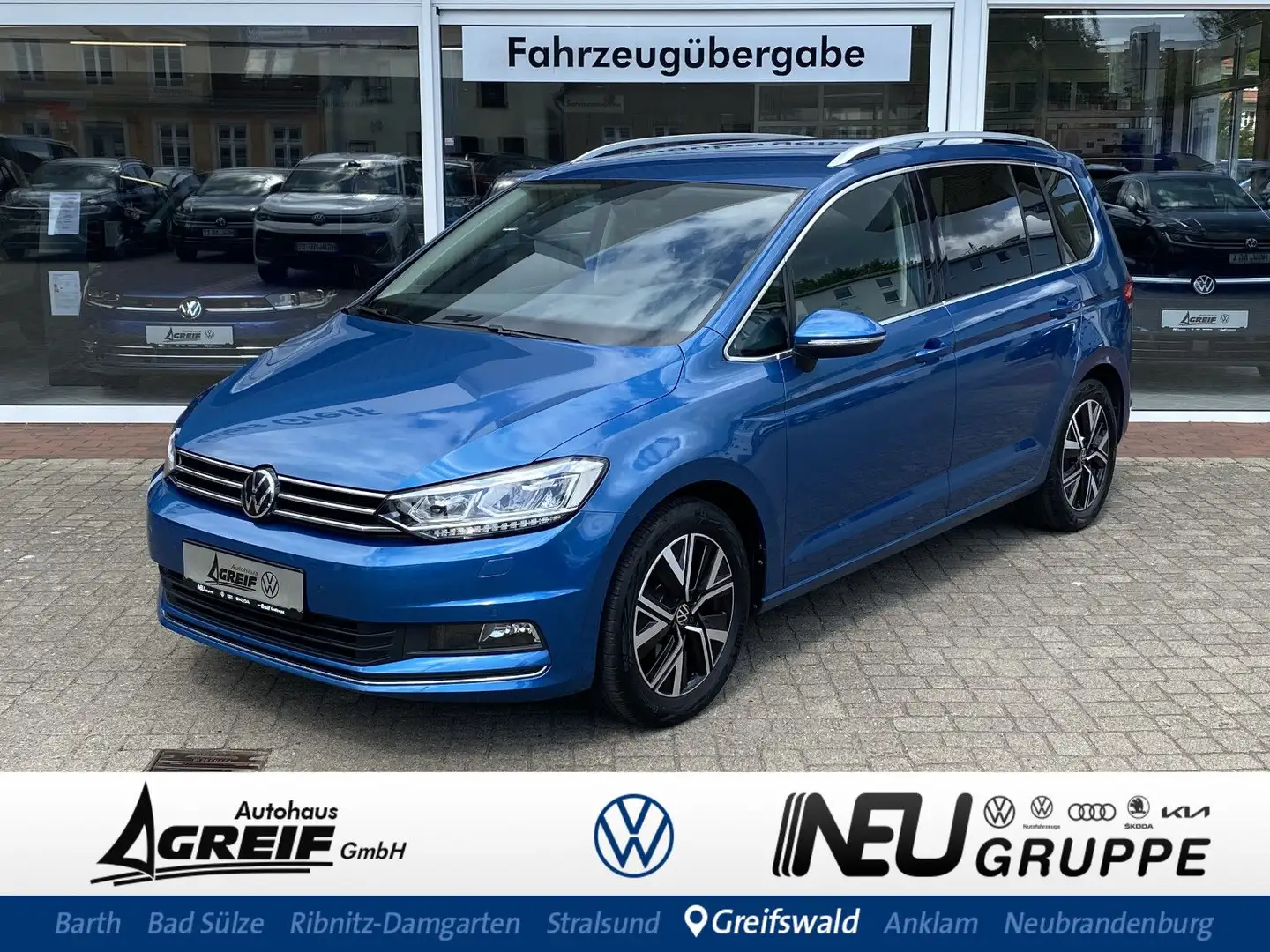 Volkswagen Touran 1.5 TSI DSG Highline*LED*NAVI*ACC* Bleu - 1